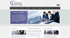 Desktop Screenshot of grapevinetechnology.com
